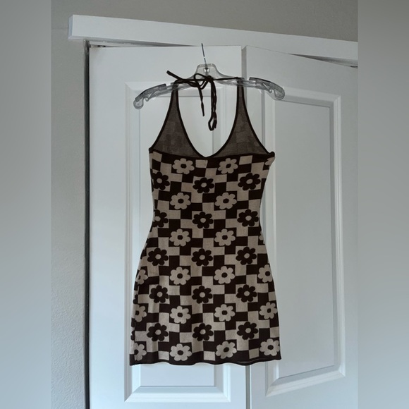 Altard State brown/tan mini dress - Picture 3 of 4